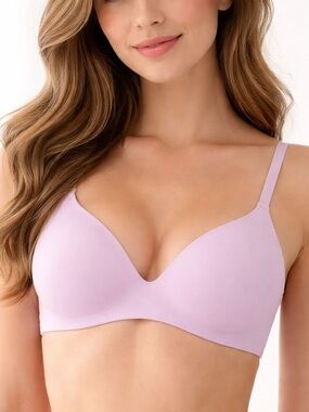 Victorias Secret 34C Wear Everywhere Wireless Lightly Lined T Shirt Bra Pink